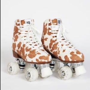 Intentionally Blank Cow Hide Roller skates - MOVING SALE